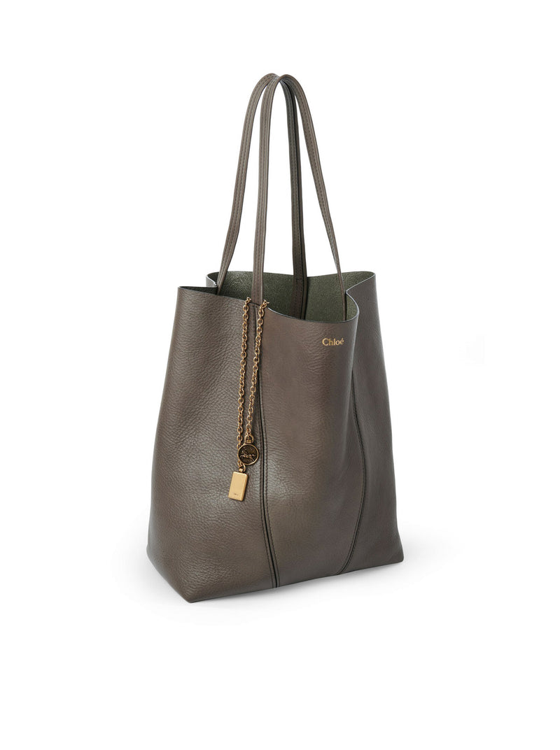 Chloe` Women Chloé Spin Tote Bag In Granate Leather CHLOE
