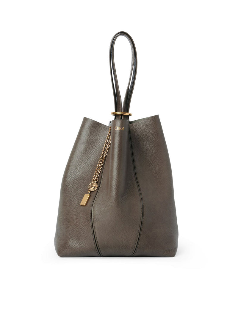 Chloe` Women Chloé Spin Tote Bag In Granate Leather CHLOE