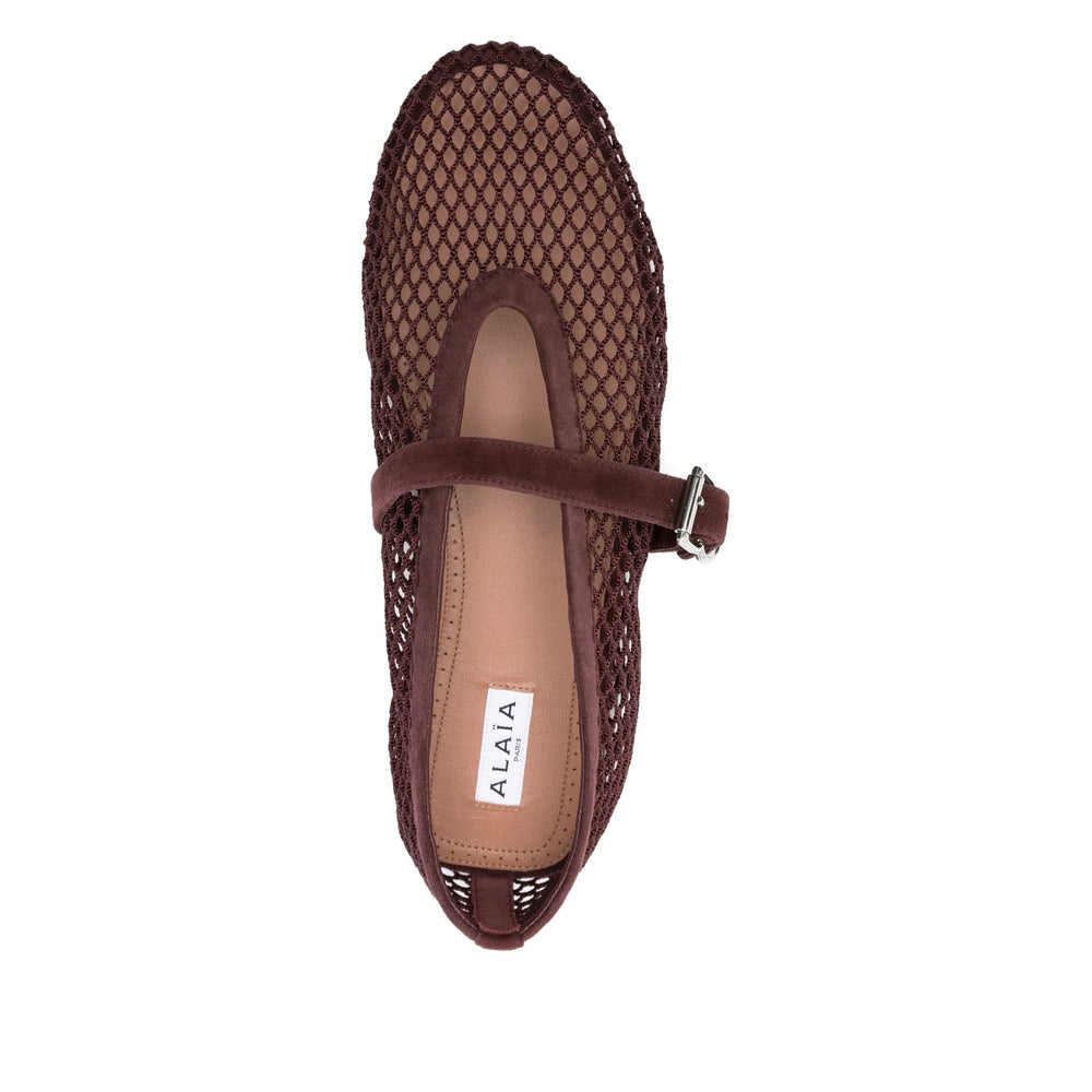 Alaïa Red Ballet Flats Women