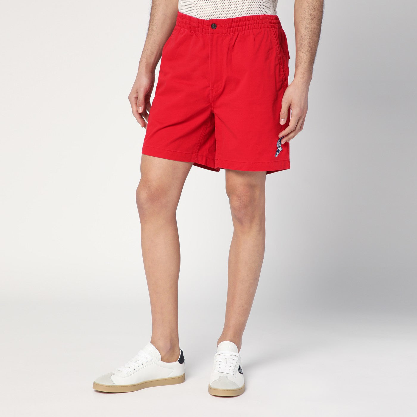 Polo Ralph Lauren Red Bermuda Shorts Stretch Classic-Fit Men Polo Ralph Lauren