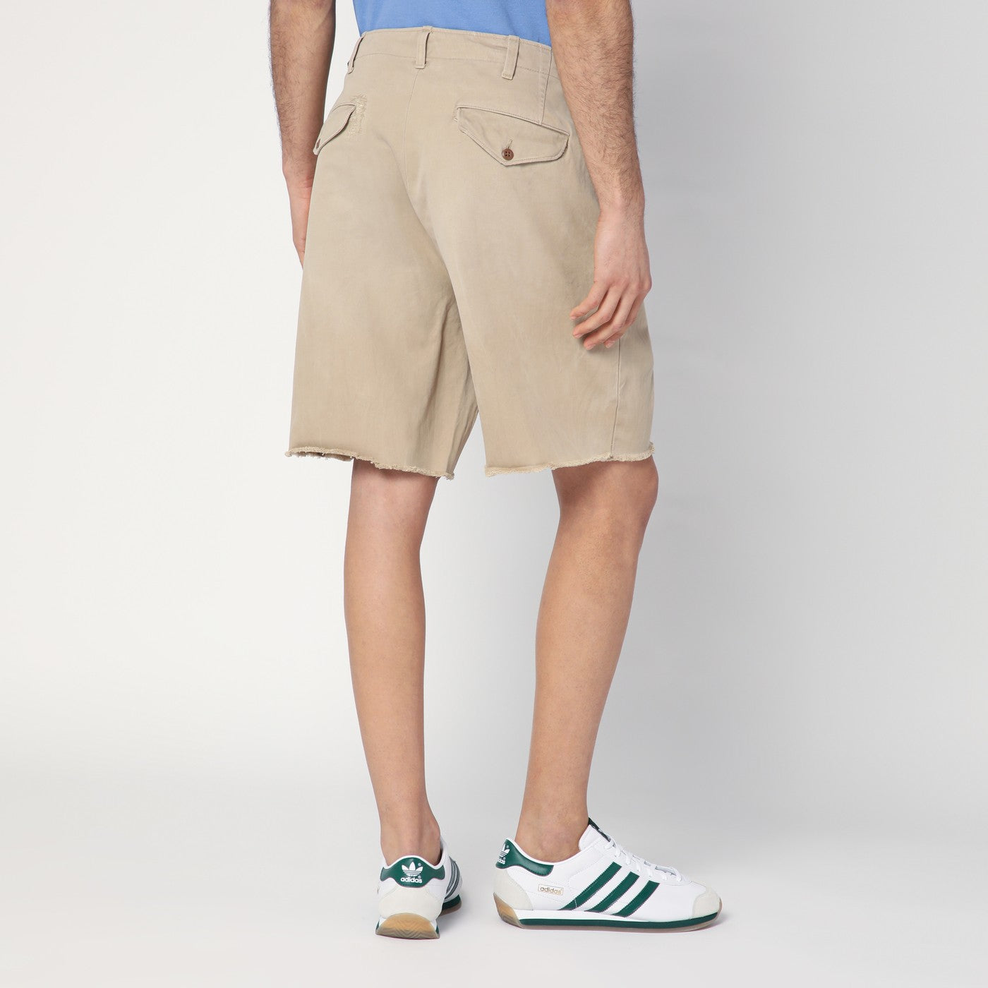 Polo Ralph Lauren Beige Cotton Big-Fit Shorts Men Polo Ralph Lauren