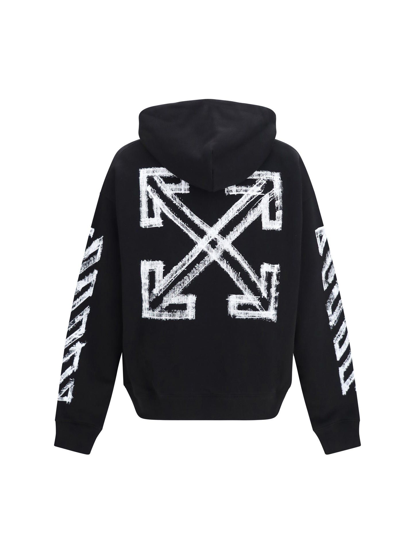 Off-White Men Motion Arrow Hoodie OFF-WHITE