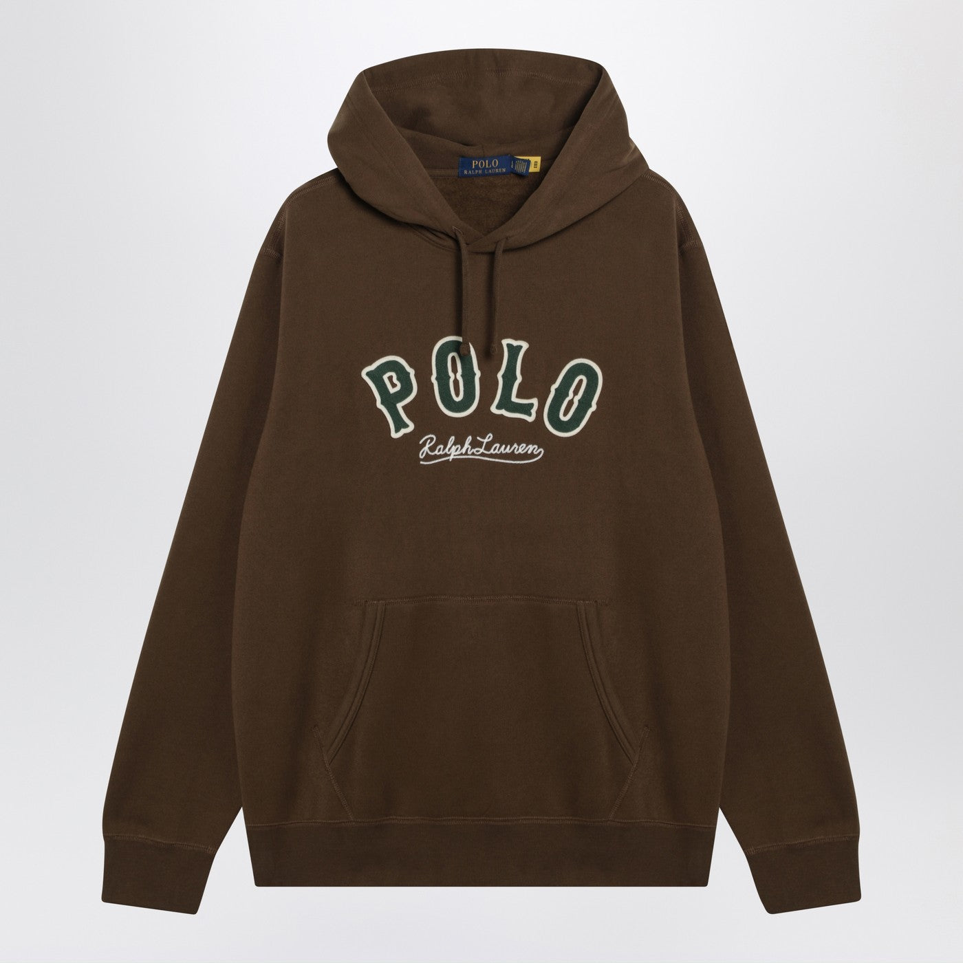 Polo Ralph Lauren Brown Hoodie With Logo Men Polo Ralph Lauren