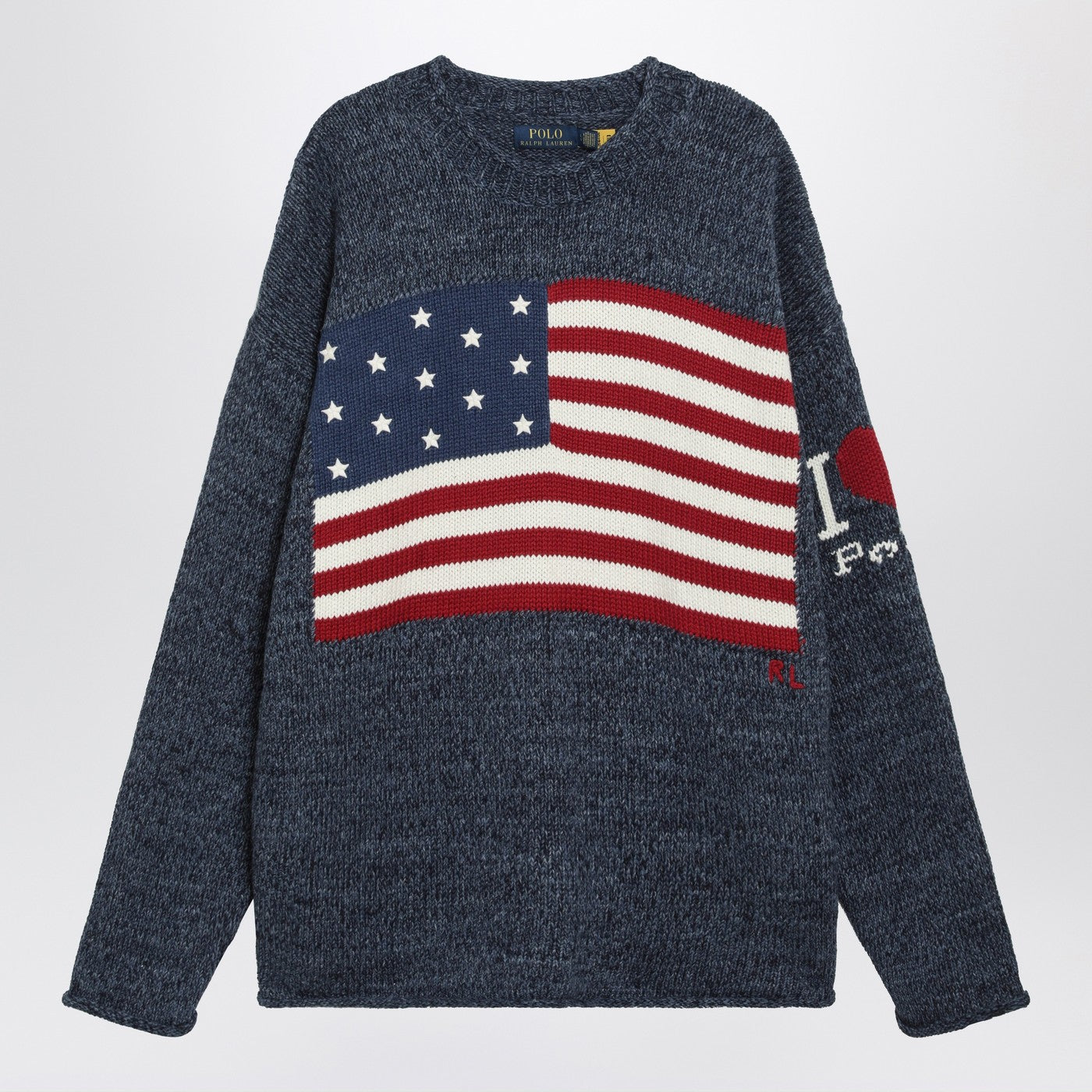 Polo Ralph Lauren Regular-Fit Â€Œi Love Poloâ€ Flag Sweater Men Polo Ralph Lauren