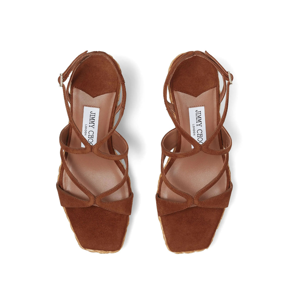 Jimmy Choo Brown Sandals Women JIMMY CHOO
