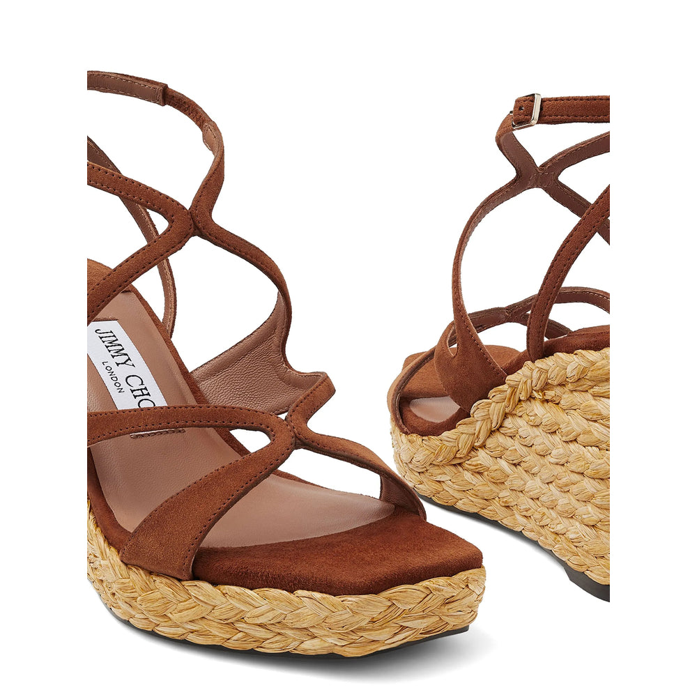 Jimmy Choo Brown Sandals Women JIMMY CHOO