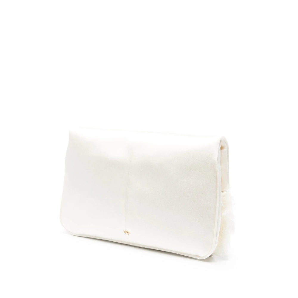 Anya Hindmarch White Clutch Bags Women ANYA HINDMARCH