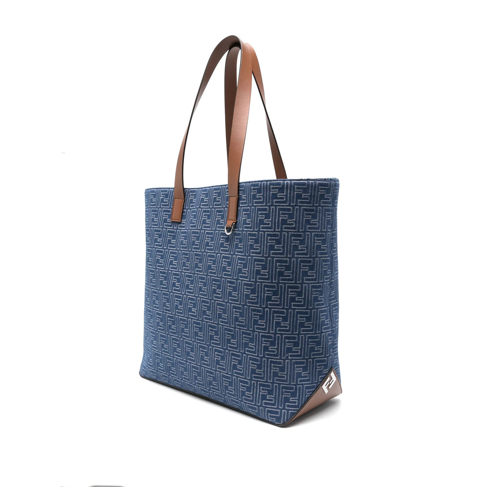 Fendi Blue Tote Bags Men FENDI