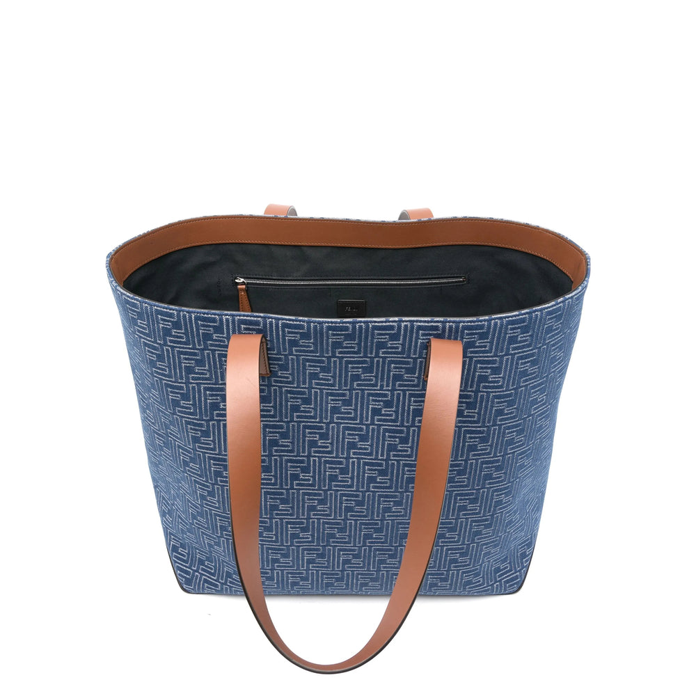 Fendi Blue Tote Bags Men FENDI