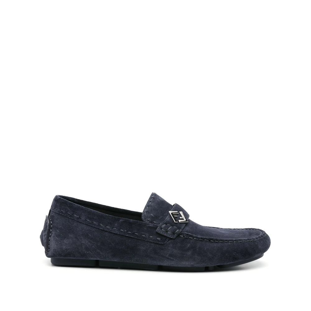 Fendi Blue Loafers Men FENDI