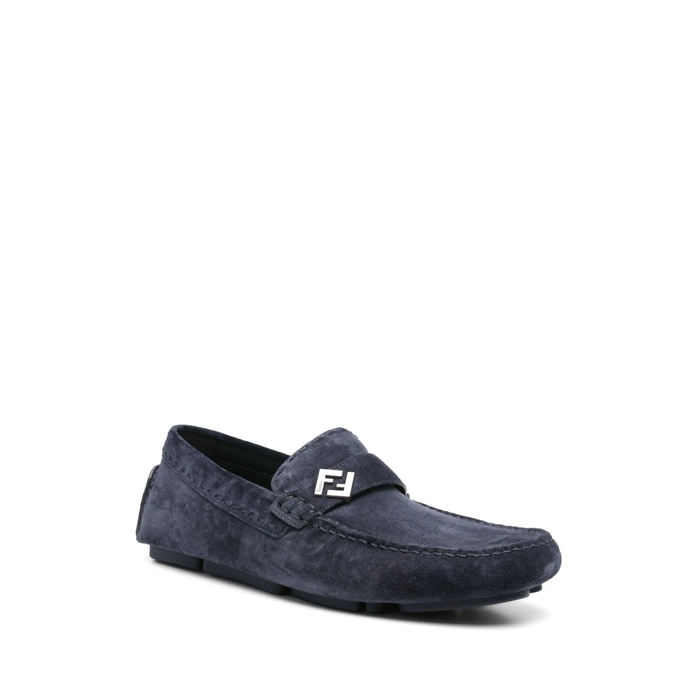 Fendi Blue Loafers Men FENDI