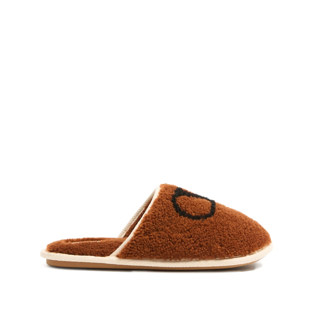 Valentino Garavani Brown Slippers Men VALENTINO GARAVANI