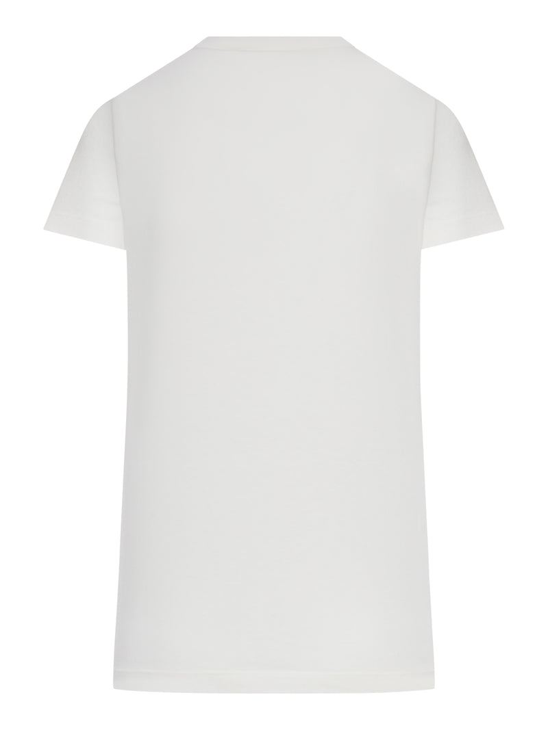 Prada Women Crew Neck T-Shirt In Cotton Jersey PRADA