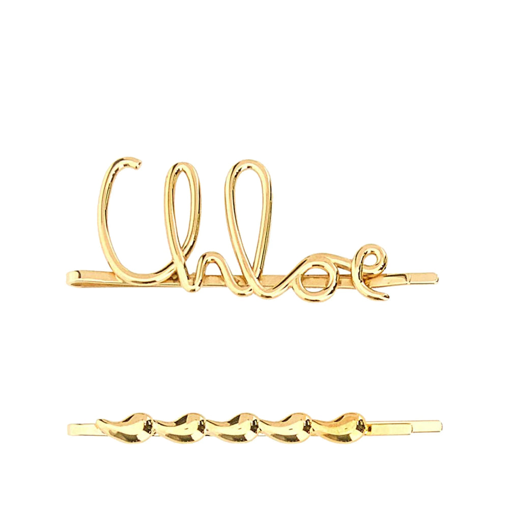 Chloé Gold Hair Accessories Women CHLOE