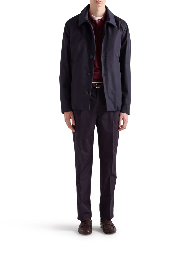 Prada Men Tailored Cotton Poplin Trousers PRADA