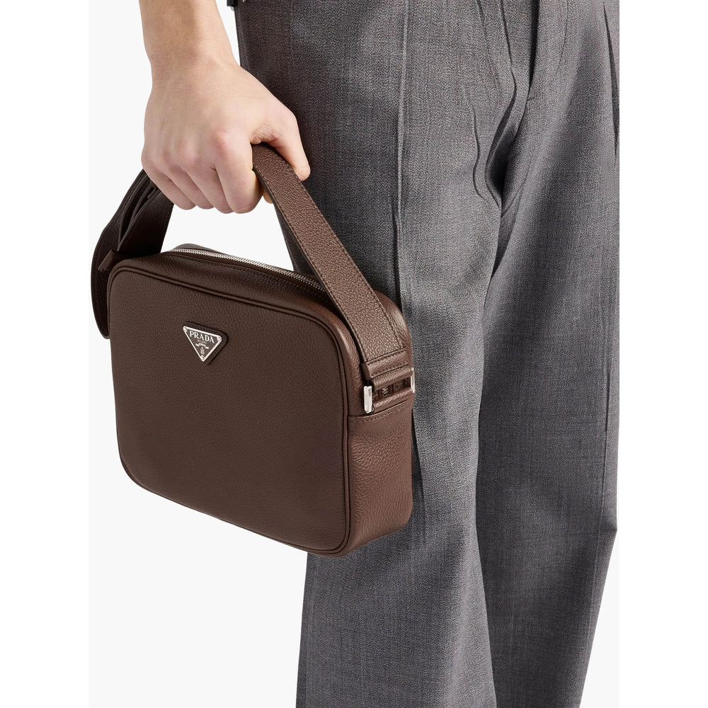Prada Brown Shoulder Bags Men PRADA