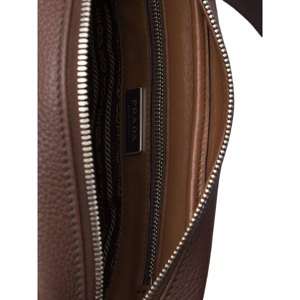 Prada Brown Shoulder Bags Men PRADA