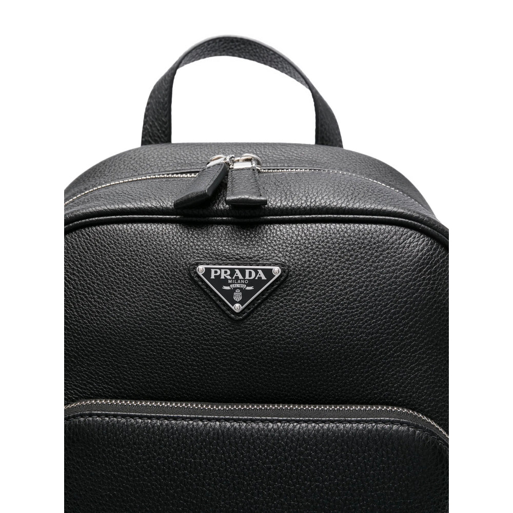 Prada Black Backpacks Men PRADA