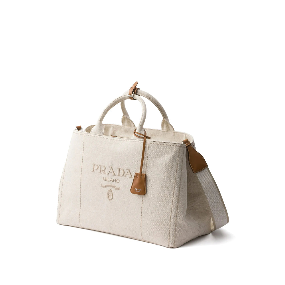 Prada Neutrals Tote Bags Men PRADA