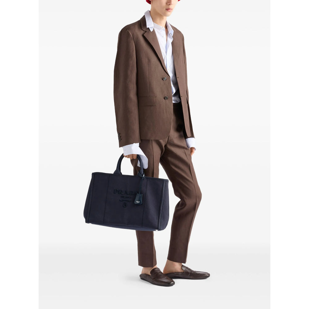 Prada Blue Tote Bags Men PRADA