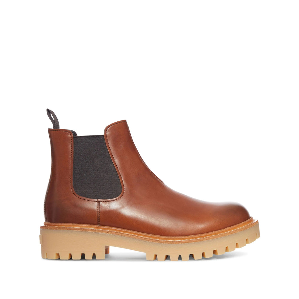 Prada Men Smooth Calf Leather Ankle Boots PRADA
