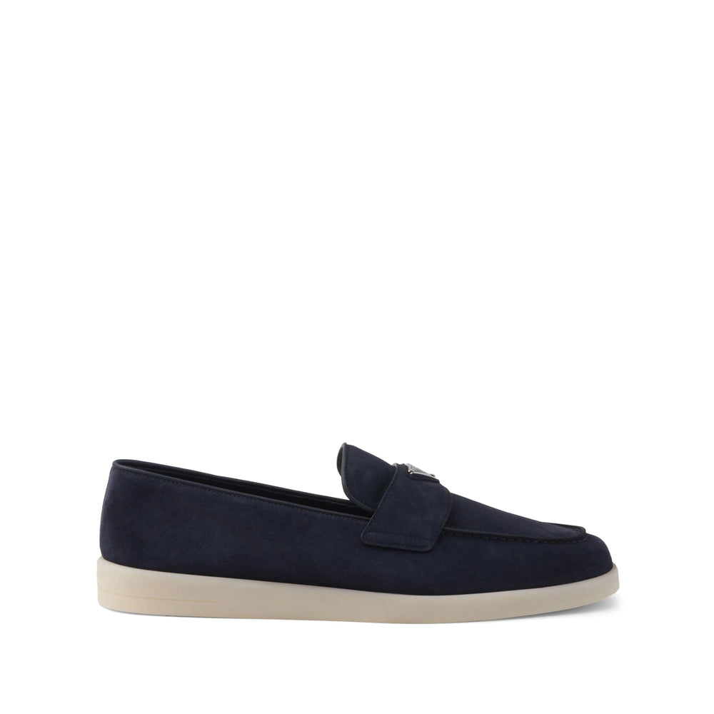 Prada Blue Loafers Men