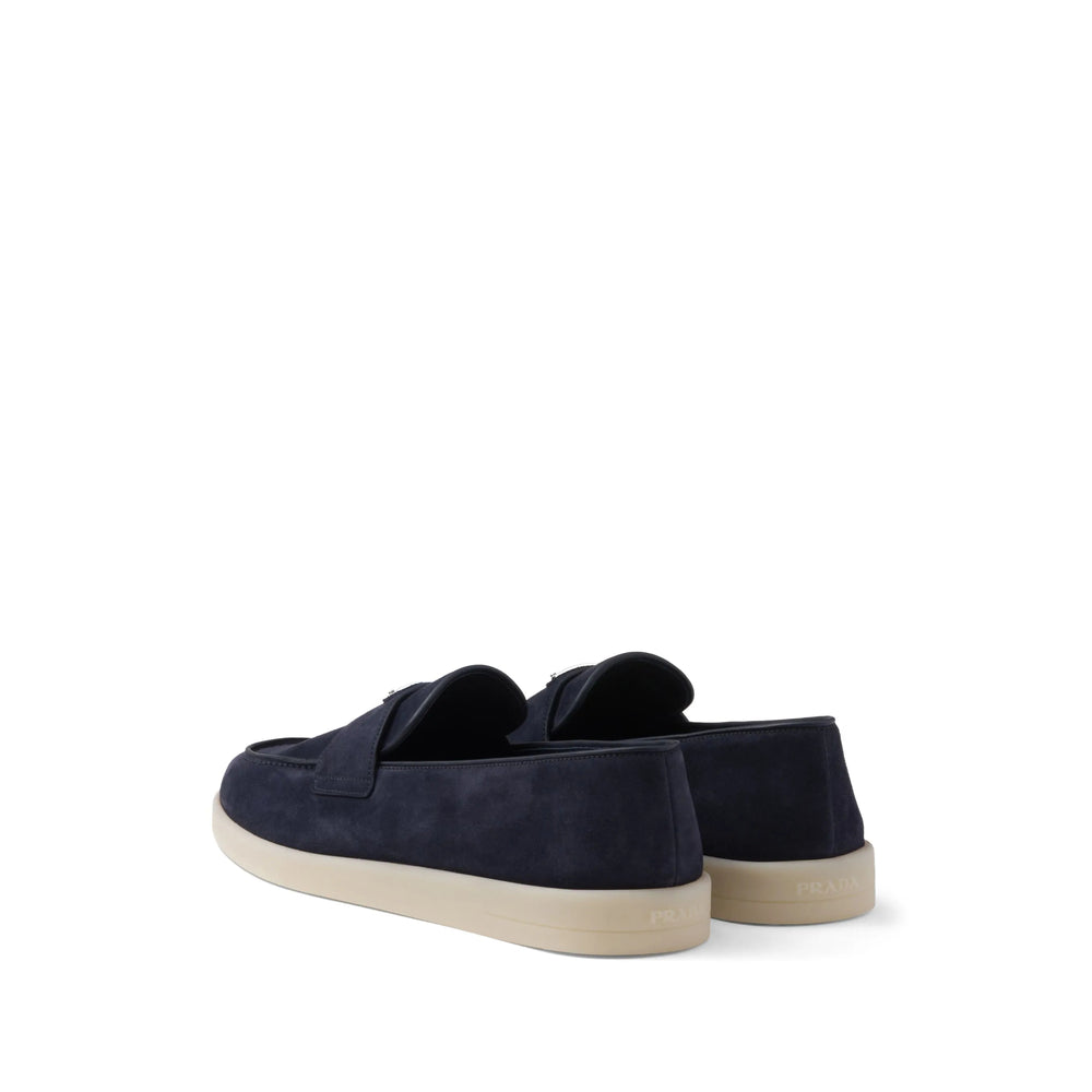 Prada Blue Loafers Men