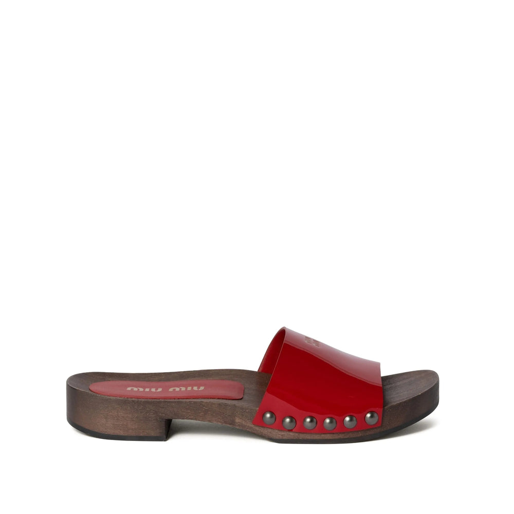 Miu Miu Red Sandals Women MIU MIU