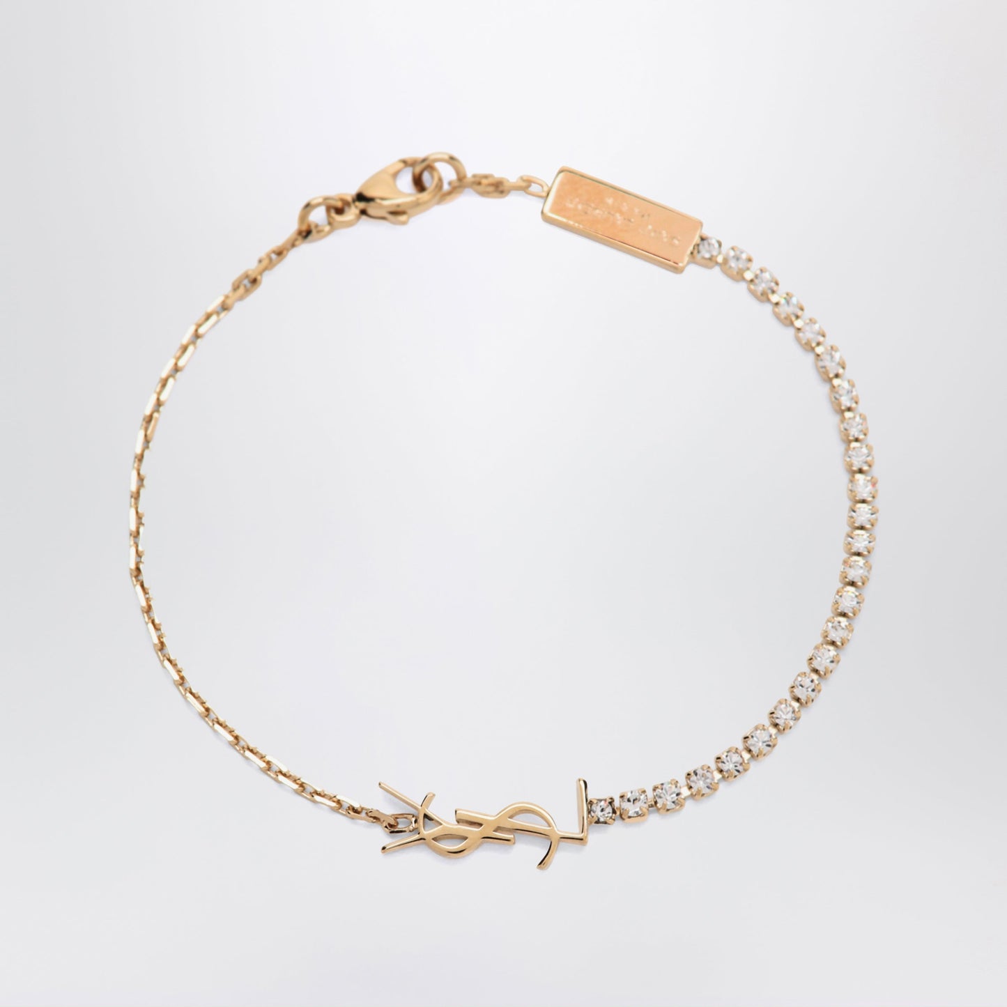 Saint Laurent Cassandre Charm Bracelet In Gold-Tone Metal Women SAINT LAURENT