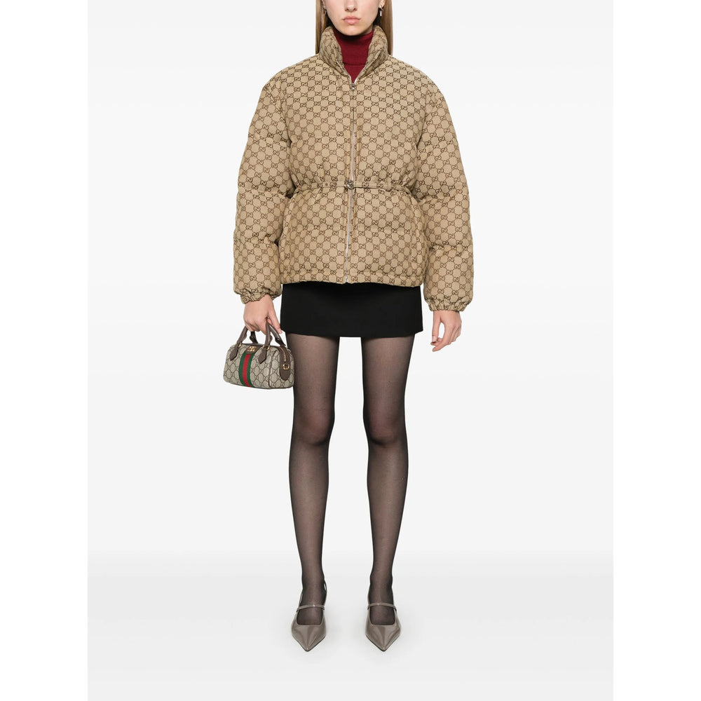 Gucci Neutrals Jackets - Puffer Jackets Women GUCCI