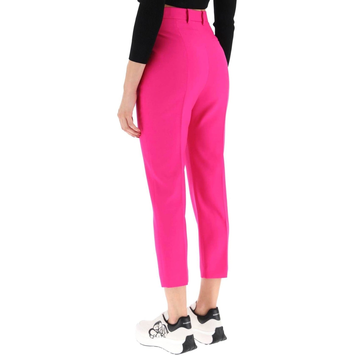 Alexander Mcqueen Classic Wool Trousers Women ALEXANDER MCQUEEN