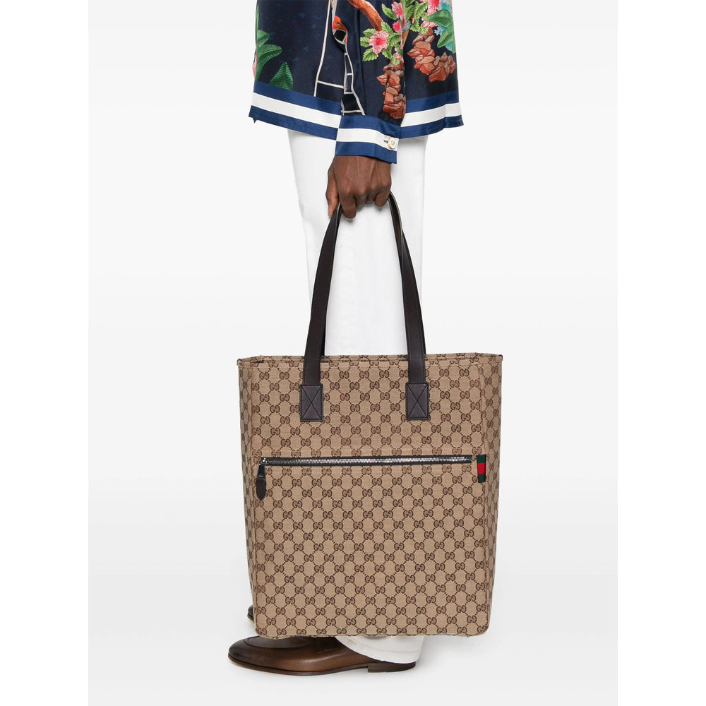 Gucci Neutrals Tote Bags Men GUCCI