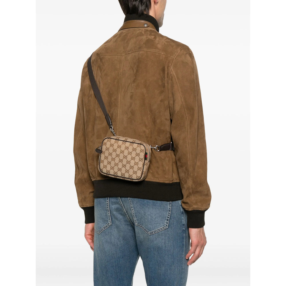 Gucci Neutrals Messenger Bags Men GUCCI