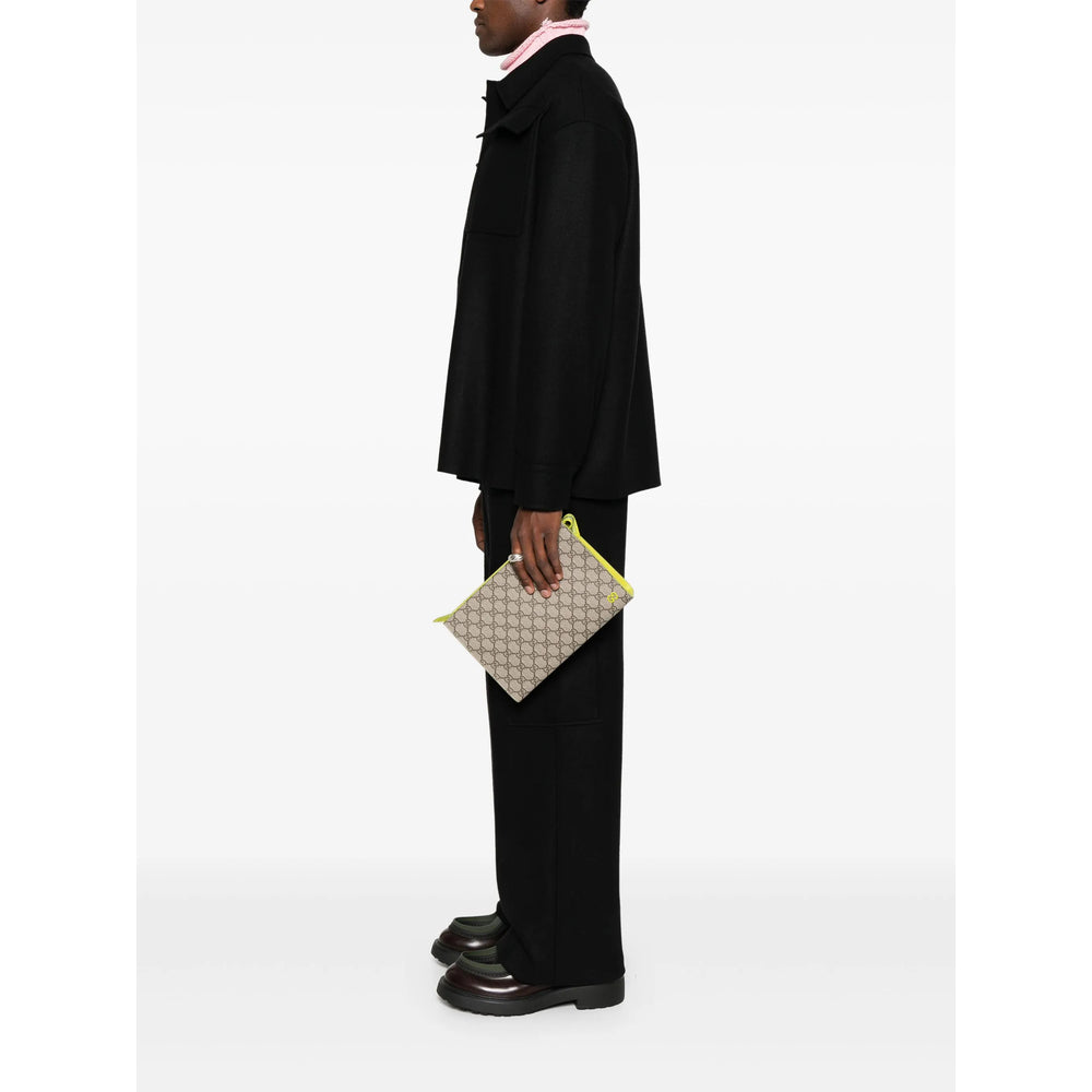 Gucci Neutrals Clutch Bags Men GUCCI
