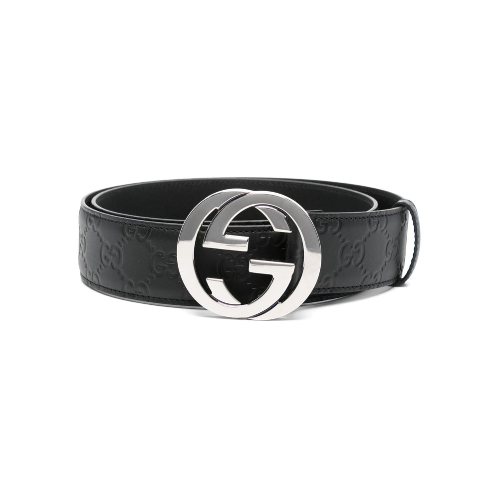 Gucci Black Belts Men GUCCI