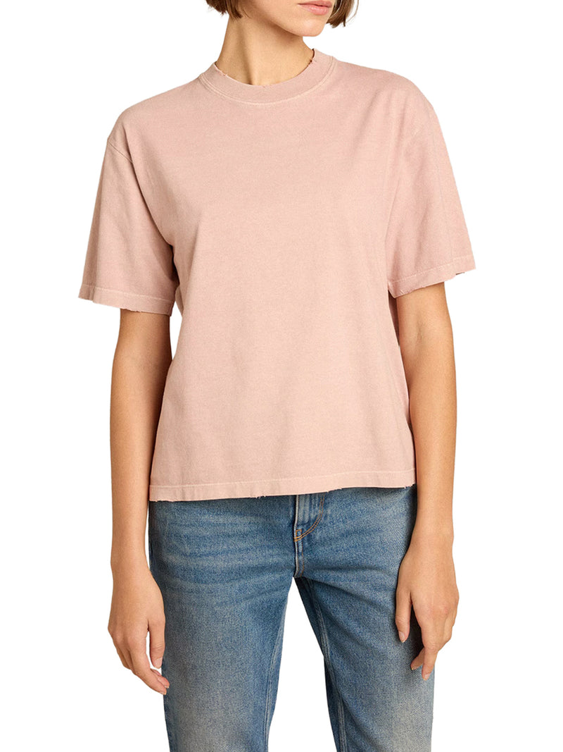 Golden Goose Deluxe Brand Women T-Shirt With Reverse Logo On The Back GOLDEN GOOSE