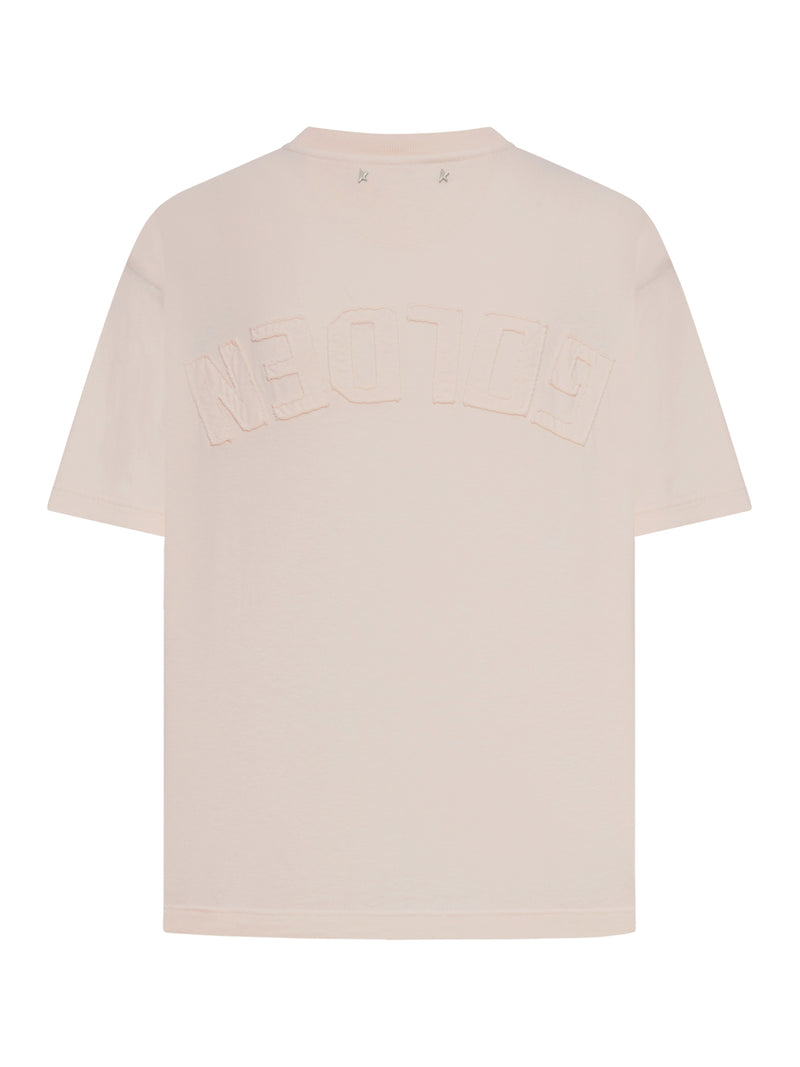 Golden Goose Deluxe Brand Women T-Shirt With Reverse Logo On The Back GOLDEN GOOSE