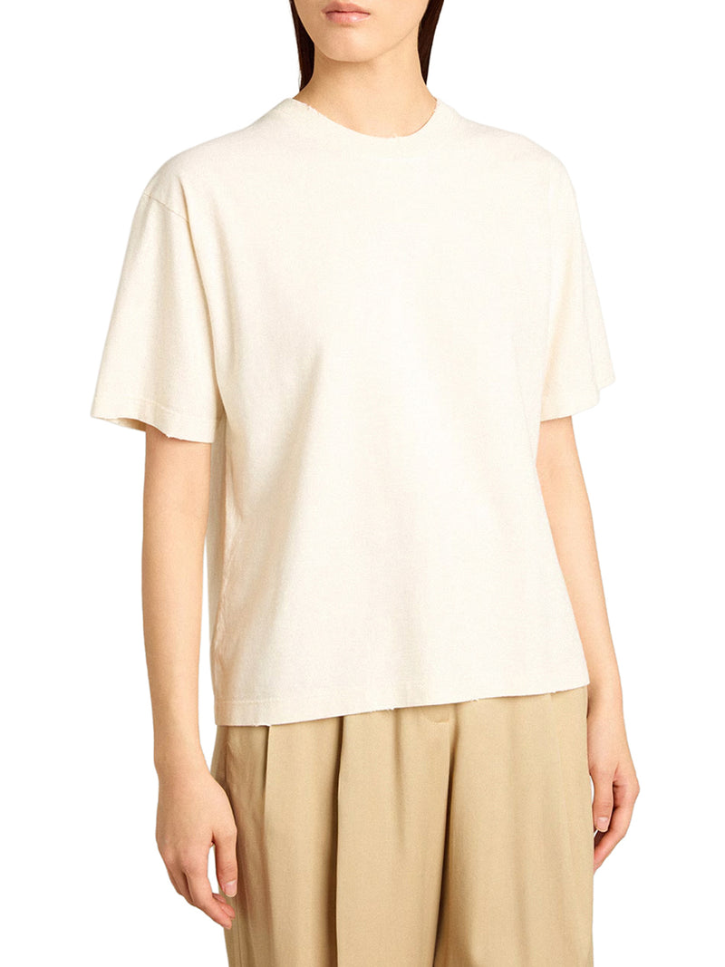Golden Goose Deluxe Brand Women T-Shirt With Reverse Logo On The Back GOLDEN GOOSE