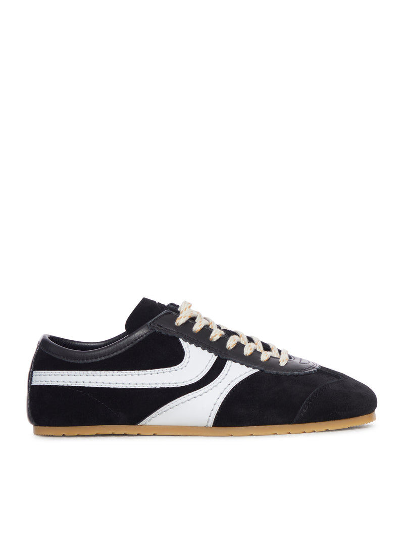 Dries Van Noten Women Two-Tone Leather And Suede Sneakers DRIES VAN NOTEN