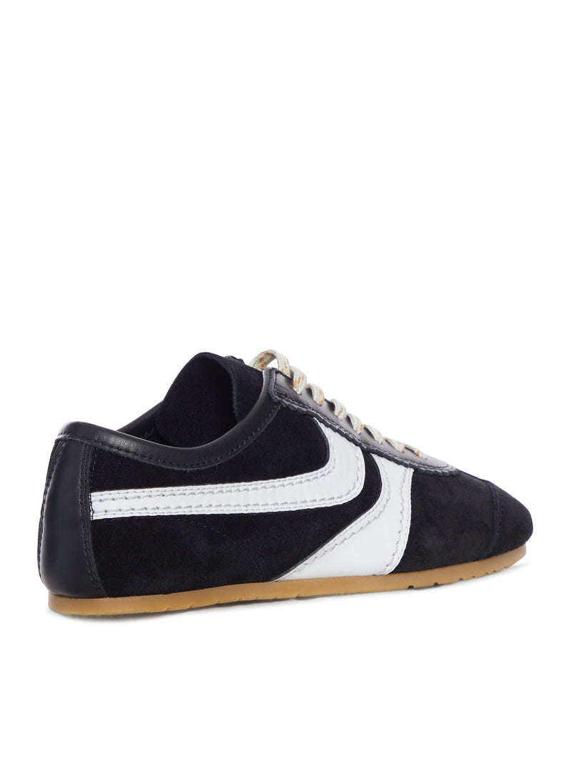 Dries Van Noten Women Two-Tone Leather And Suede Sneakers DRIES VAN NOTEN