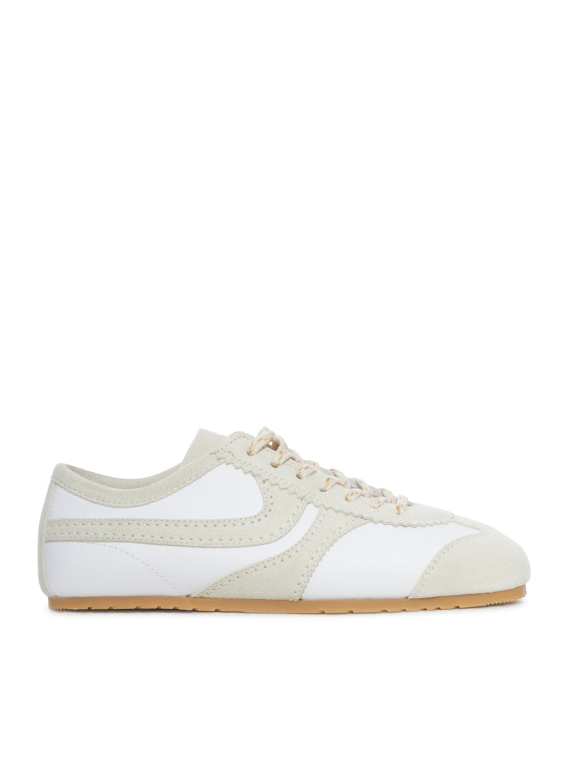 Dries Van Noten Women Two-Tone Leather And Suede Sneakers DRIES VAN NOTEN