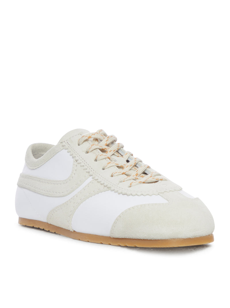 Dries Van Noten Women Two-Tone Leather And Suede Sneakers DRIES VAN NOTEN