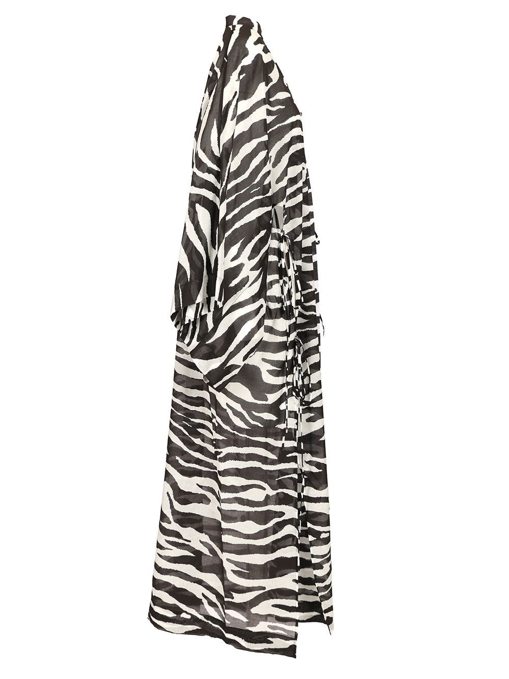 The Attico Women Zebra Print Caftan THE ATTICO