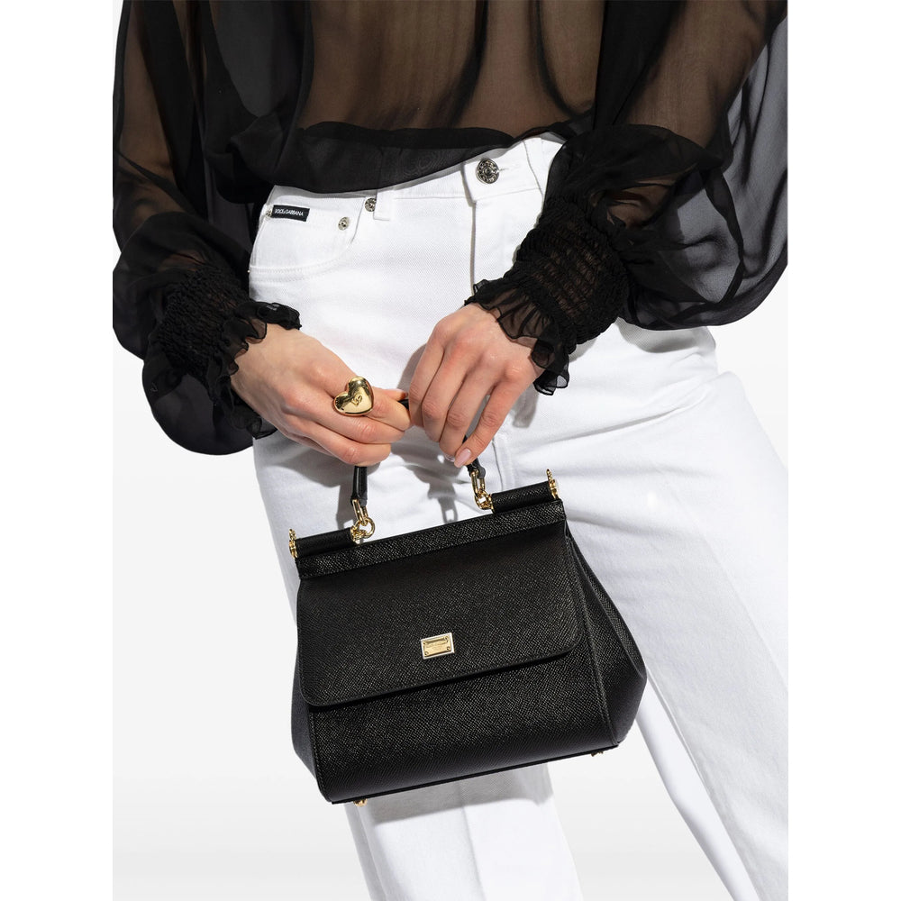 Dolce & Gabbana Black Tote Bags Women DOLCE & GABBANA