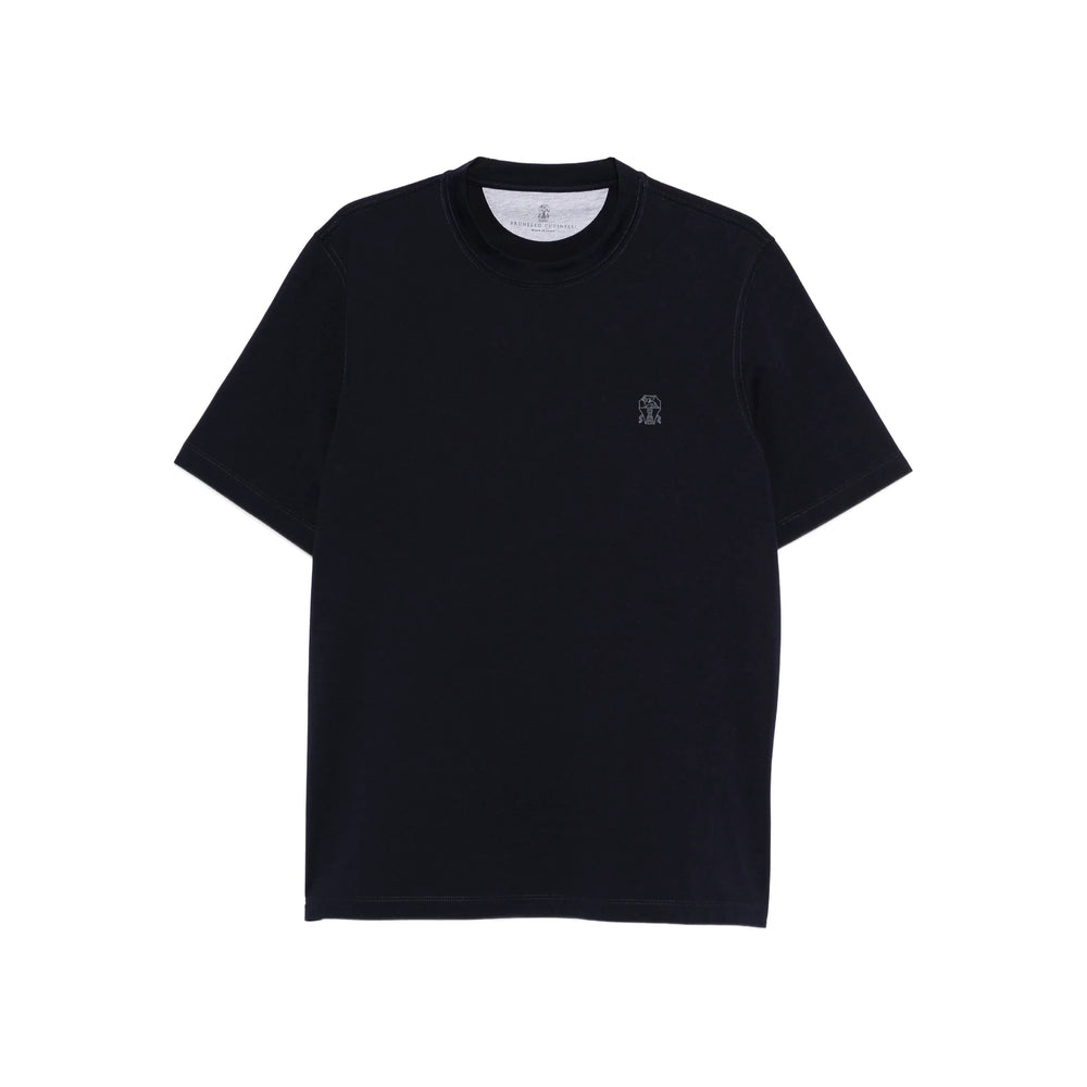 Brunello Cucinelli Blue T-Shirts & Vests - T-Shirts Men BRUNELLO CUCINELLI