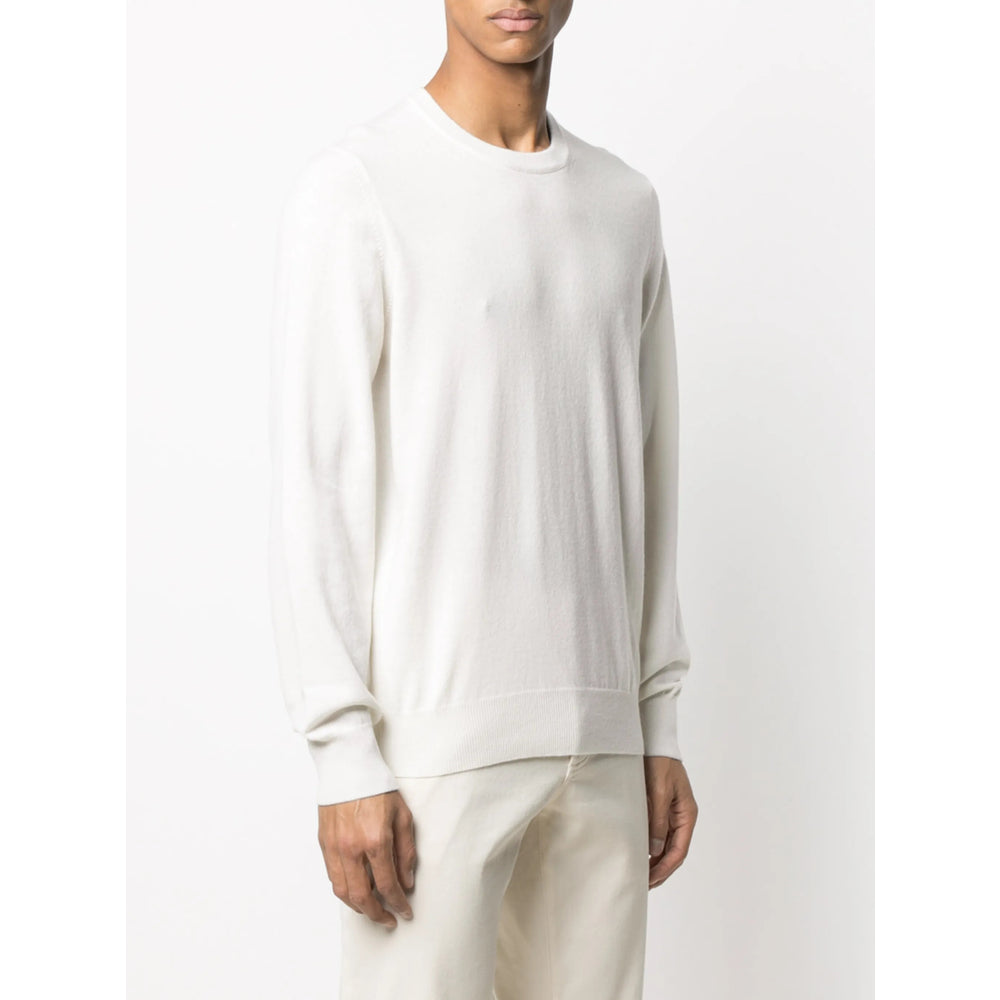 Brunello Cucinelli White Sweaters & Knitwear - Jumpers Men BRUNELLO CUCINELLI