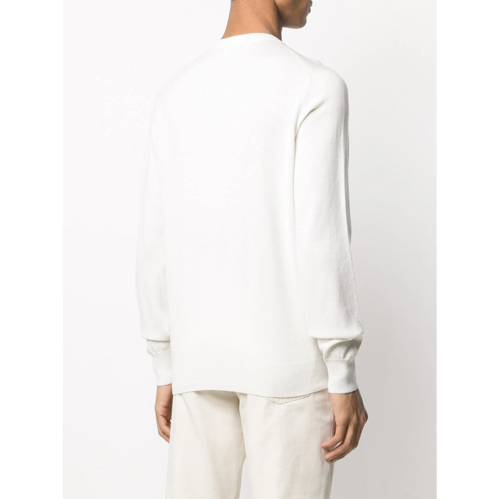 Brunello Cucinelli White Sweaters & Knitwear - Jumpers Men BRUNELLO CUCINELLI