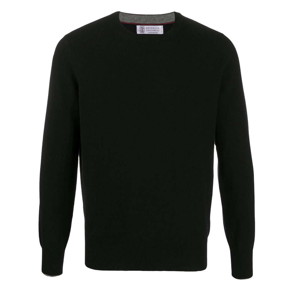 Brunello Cucinelli Black Sweaters & Knitwear - Jumpers Men BRUNELLO CUCINELLI