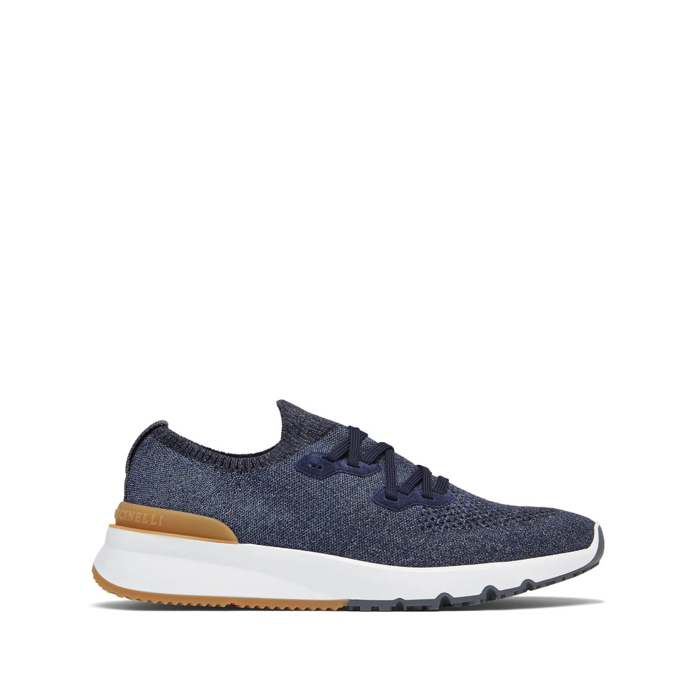 Brunello Cucinelli Blue Trainers - Low-Tops Men BRUNELLO CUCINELLI