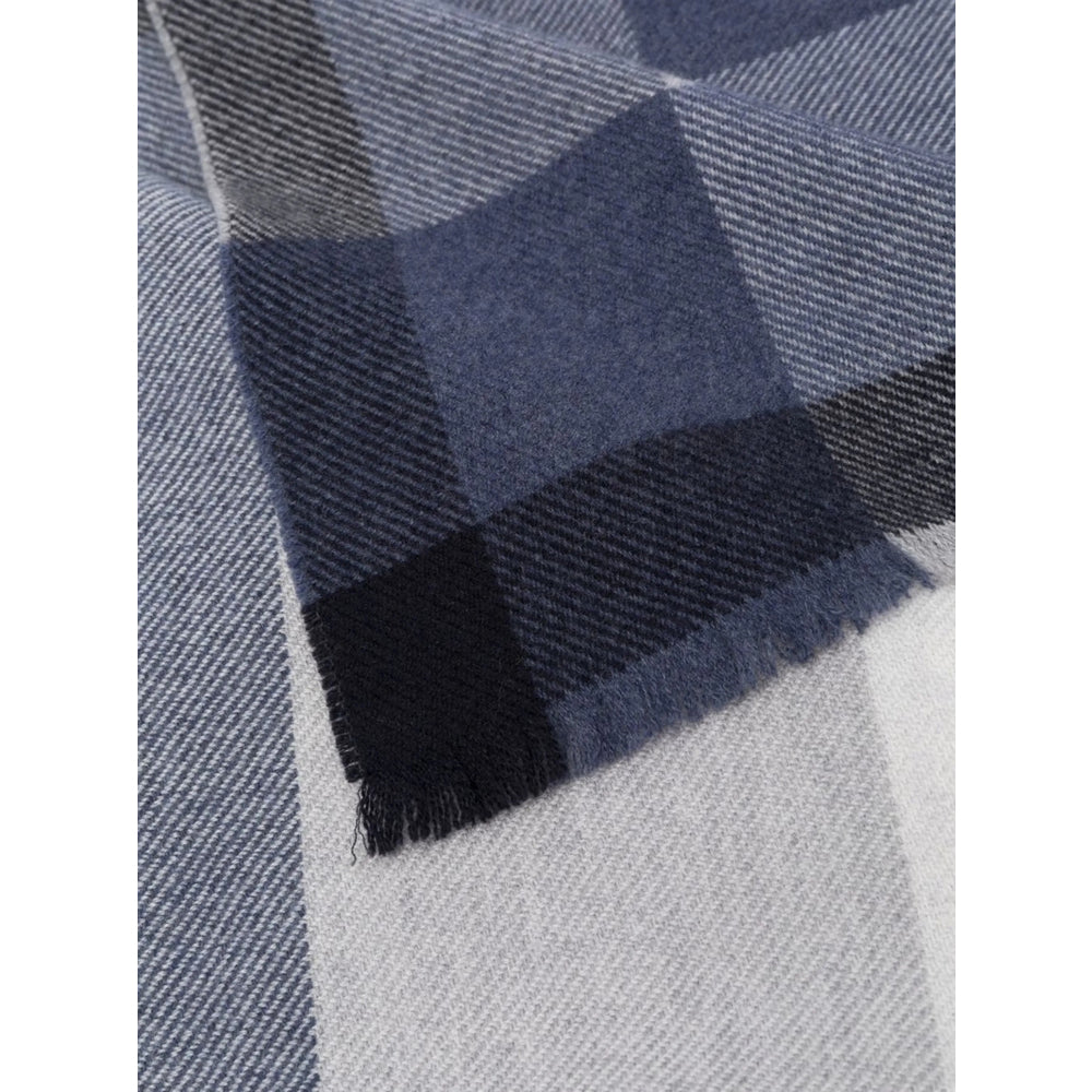 Brunello Cucinelli Blue Scarves Men BRUNELLO CUCINELLI